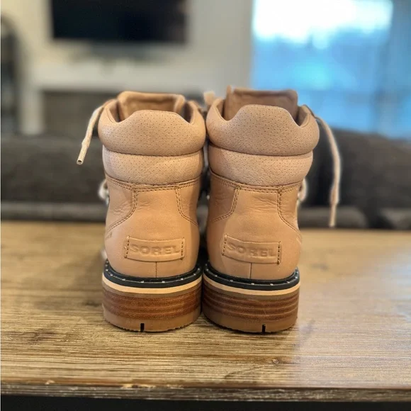 Sorel Tan Lace Up Boots - Picture 3 of 6